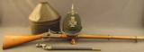 Canadian Militia Unit Marked Snider Rifle - Helmet and Bayonet - 2 of 25