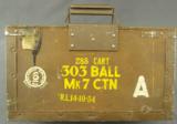Sealed Case of 303 Ball MK 7 Cartridge - 1 of 10