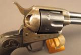 Colt 1st Generation SAA Revolver 45 Colt 1920s - 3 of 25