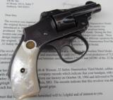 S&W .32 Safety Hammerless Bicycle Gun with Factory Pearl Grips - 1 of 18