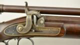 British Percussion Scoped Sporting Rifle Cased w/ Gold Inlay - 17 of 26