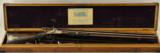 British Percussion Scoped Sporting Rifle Cased w/ Gold Inlay - 3 of 26