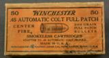 Winchester 45 Auto Full patch 1920 Era Box - 1 of 5