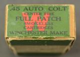 Winchester 45 Auto Full patch 1920 Era Box - 2 of 5