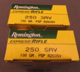 New Remington 250 Savage Cartridge 40 Rounds - 2 of 2