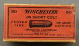 Winchester 2 Piece Box 38 Short Colt - 1 of 5