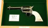 Colt Single Action Army Revolver with Gold Inlays by Angelo Bee - 1 of 25