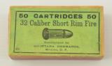 Sealed Antique Mexican Box 32 RF Ammo - 1 of 6