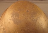 U.S. Helmet Model 1917 With crude Coastal Artillery Marking - 4 of 7