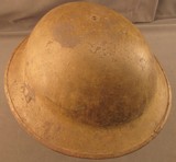 U.S. Helmet Model 1917 With crude Coastal Artillery Marking - 3 of 7