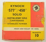 Martini Henry Ammunition Kynoch 577/450 Ammo - 1 of 4