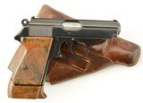 WW2 German Walther PPK Identified w/ Holster & Extended Mag - 1 of 23