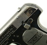Early Colt 1903 Pocket Hammerless Pistol Built 1912 - 6 of 17
