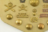 Vintage Canadian Military Badges & Buttons inc/ Machine Gun Corps - 6 of 9