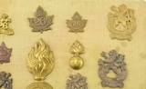 Vintage Canadian Military Badges & Buttons inc/ Machine Gun Corps - 3 of 9