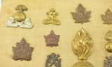 Vintage Canadian Military Badges & Buttons inc/ Machine Gun Corps - 2 of 9