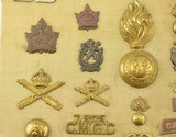 Vintage Canadian Military Badges & Buttons inc/ Machine Gun Corps - 5 of 9