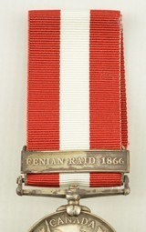 Named Canadian Fenian Raid Medal 1866 - 2 of 9
