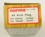 Norma 44 Auto Mag (AMP) Ammo - 2 of 3