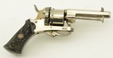 German Lefaucheux-Style Folding Trigger Pocket Revolver - 1 of 14