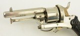 German Lefaucheux-Style Folding Trigger Pocket Revolver - 6 of 14
