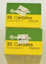 Two Boxes Rem 30 Carbine Ammo - 2 of 2