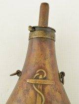 Unusual USN Powder Flask by Stimpson - 4 of 14