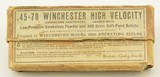 Scarce Winchester High Velocity 45-70 Soft Pt 1886 - 1 of 10