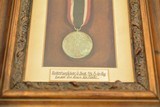 WW2 German Olympic Decoration in Frame - 2 of 8