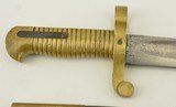 U.S. Navy Plymouth Bayonet Model 1861 By Collins W/ Scabbard - 3 of 23