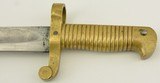 U.S. Navy Plymouth Bayonet Model 1861 By Collins W/ Scabbard - 6 of 23