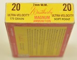 7mm Weatherby magnum ammo Tiger Box 20 Rnds - 5 of 7