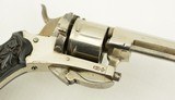 German Lefaucheux-Style Folding Trigger Pocket Revolver - 3 of 14