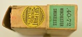 Scarce Winchester 40-72 Metal Patched Smokeless Ammo Box - 6 of 8