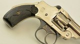 S&W Safety Hammerless Revolver 32 Nickel - 2 of 13