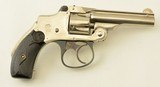 S&W Safety Hammerless Revolver 32 Nickel - 1 of 13
