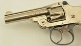 S&W Safety Hammerless Revolver 32 Nickel - 7 of 13