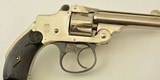 S&W Safety Hammerless Revolver 32 Nickel - 3 of 13