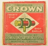 Vintage Dominion Improved Crown 12 GA Shotshells - 1 of 5