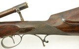 British Percussion Scoped Sporting Rifle Cased w/ Gold Inlay - 14 of 15