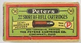 Peters .22 Short Ammo Box from 1920s - 1 of 6