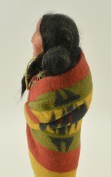 Vintage 1930's Skookum Native American Doll Mother and Child 10 3/4