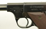 Hi-Standard Model A 22 LR Pistol 6 3/4