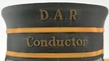 Railway conductors hat in box 1940s - 2 of 12