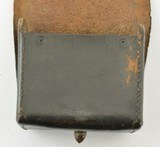Leather Pistol or Cap Box with U.S. Plate - 6 of 9