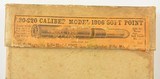Winchester Earliest 30-06 Commercial loading Full Box 1909 Ammo - 2 of 8