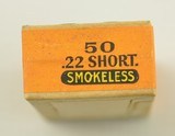 Winchester 22 Short 2nd Issue Smokeless Sealed Box - 6 of 6