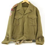 Post WW2 Canadian Army battledress jacket Canadian Provost Size 44 - 1 of 9