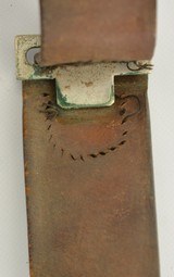 WW2 German Luftwaffe EM Belt with Flak Unit Marking - 10 of 11