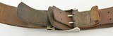 WW2 German Luftwaffe EM Belt with Flak Unit Marking - 5 of 11